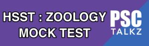 ZOOLOGY Systematics 4 Mock Test