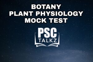 Plant Physiology Mock Test 2