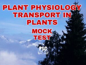 plant physiology mock test