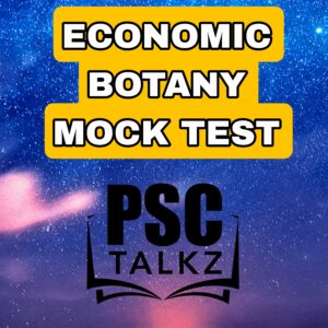 Economic botany Mock Test