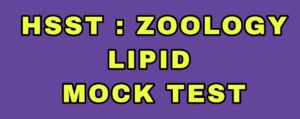 zoology lipid mock test