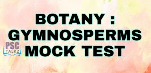 BOTANY Gymnosperms Mock Test