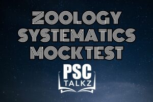 ZOOLOGY Systematics 2 Mock Test