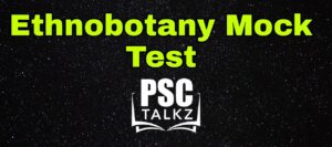 BOTANY Ethnobotany Mock Test